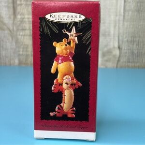 Hallmark Keepsake Ornament 1995 Winnie The Pooh And Tigger Handcrafted